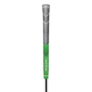 2 Pcs Green MCC PLUS4 Midsize Golf Grip - Rubber and Cotton Thread Hybrid, 265 mm, 72g, Core 60