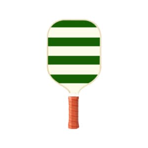 Style 2 White And Green T700 Carbon Fiber & Fiberglass Pickleball Paddle - Lightweight 220g with Anti-Slip TPU Grip for Training & Competition