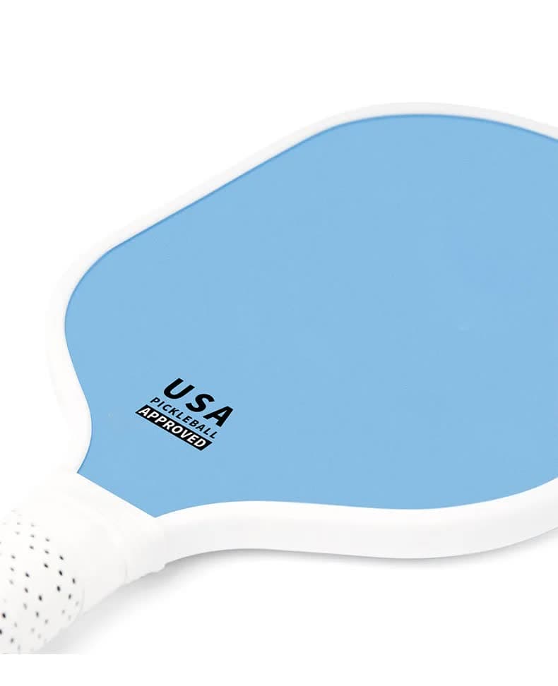 Bright Blue Fiberglass Pickleball Paddle Set - 2 Minimalist Paddles, 4 Balls, and Carry Bag for Outdoor Play 6 Bright Blue Fiberglass Pickleball Paddle Set - 2 Minimalist Paddles, 4 Balls, and Carry Bag for Outdoor Play - Image 6
