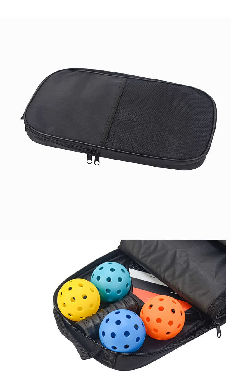 Bright Blue Fiberglass Pickleball Paddle Set - 2 Minimalist Paddles, 4 Balls, and Carry Bag for Outdoor Play 7 Bright Blue Fiberglass Pickleball Paddle Set - 2 Minimalist Paddles, 4 Balls, and Carry Bag for Outdoor Play - Image 7