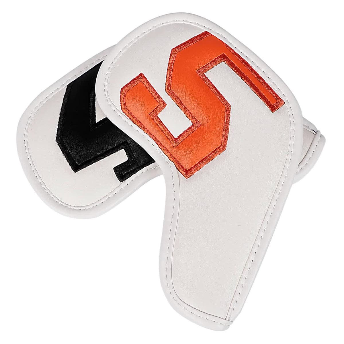 Colorful Words On White Background PU Leather Golf Iron Headcovers Set (10pcs) - Numbered Protective Club Covers (4-9, P, A, S, L) Universal Fit 5 Colorful Words On White Background PU Leather Golf Iron Headcovers Set (10pcs) - Numbered Protective Club Covers (4-9, P, A, S, L) Universal Fit - Image 5