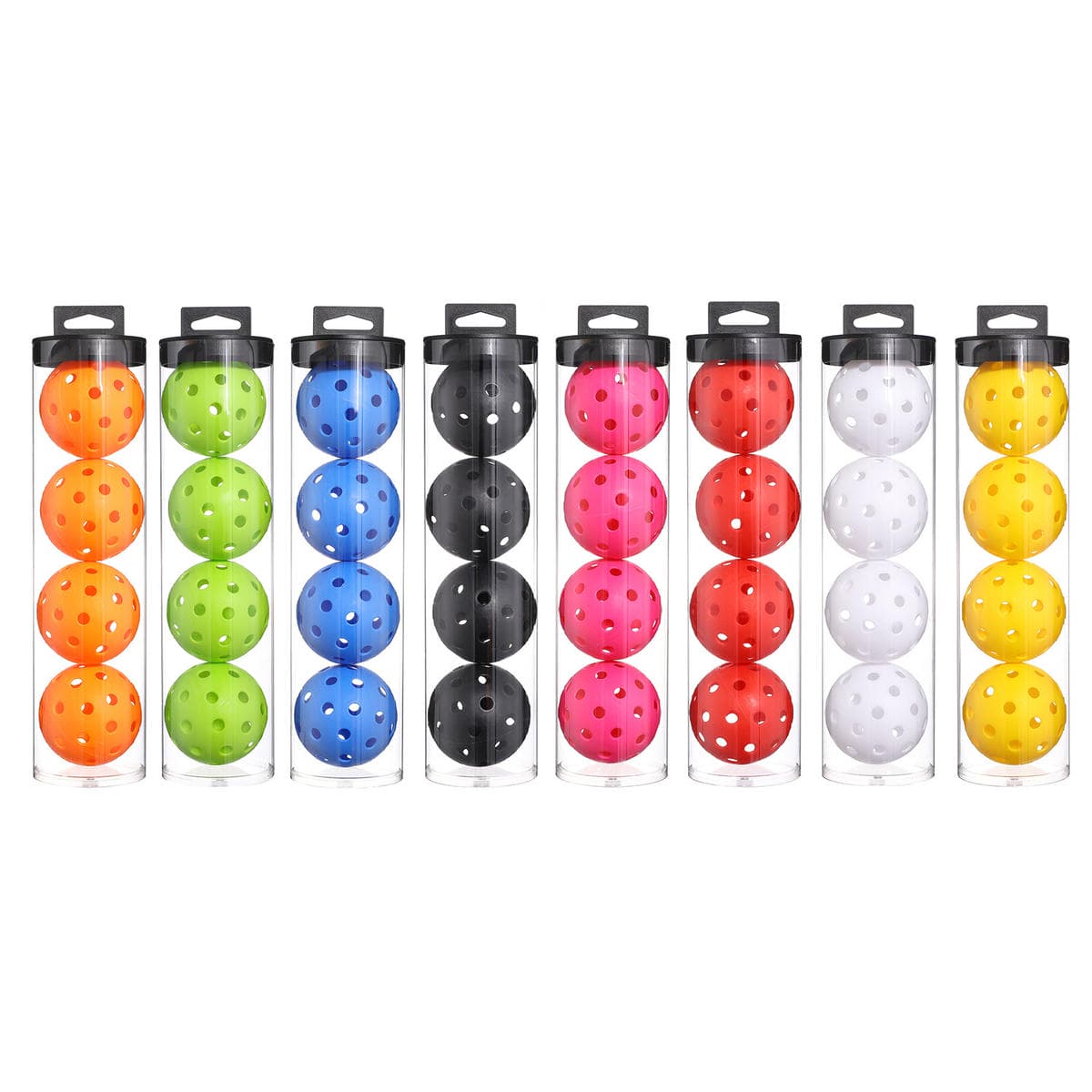 2 Tubes Blue Outdoor Pickleball Balls 4-Pack - Durable 40-Hole Design with Carry Tube(8 balls in total) 2 2 Tubes Blue Outdoor Pickleball Balls 4-Pack - Durable 40-Hole Design with Carry Tube(8 balls in total) - Image 2