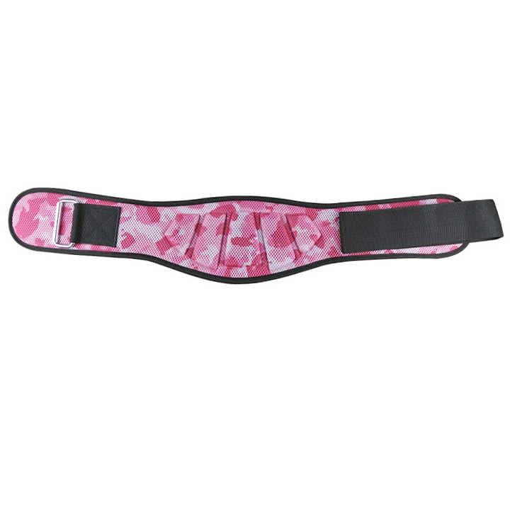 Size XS Pink Camouflage Camo Weightlifting Belt - EVA Nylon Gym Belt for Squats, Deadlifts & Lumbar Support 2 Size XS Pink Camouflage Camo Weightlifting Belt - EVA Nylon Gym Belt for Squats, Deadlifts & Lumbar Support - Image 2