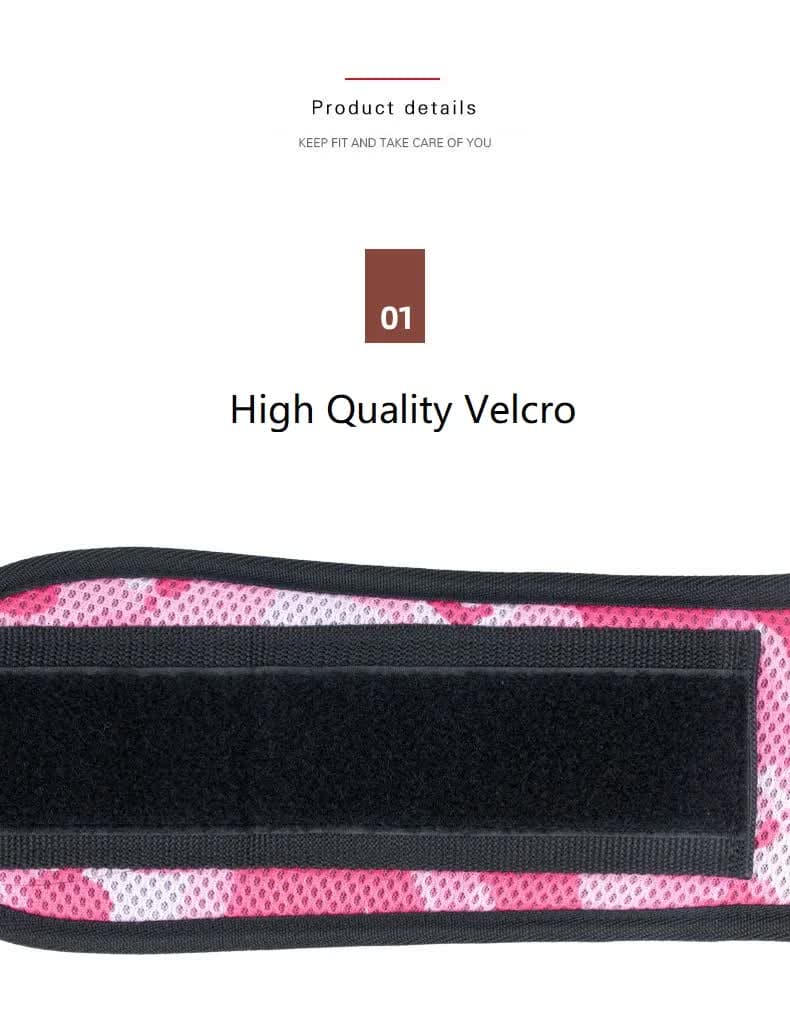Size M Pink Camouflage Camo Weightlifting Belt - EVA Nylon Gym Belt for Squats, Deadlifts & Lumbar Support 7 Size M Pink Camouflage Camo Weightlifting Belt - EVA Nylon Gym Belt for Squats, Deadlifts & Lumbar Support - Image 7