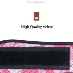 Size XL Pink Camouflage Camo Weightlifting Belt - EVA Nylon Gym Belt for Squats, Deadlifts & Lumbar Support | Fitness Equipment Store