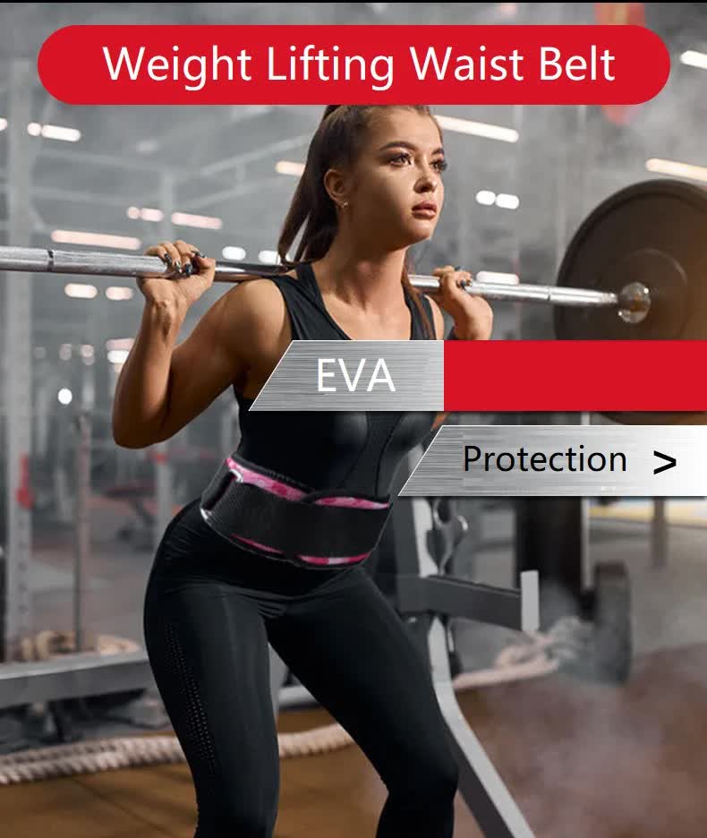 Size M Grey Camouflage Camo Weightlifting Belt - EVA Nylon Gym Belt for Squats, Deadlifts & Lumbar Support 5 Size M Grey Camouflage Camo Weightlifting Belt - EVA Nylon Gym Belt for Squats, Deadlifts & Lumbar Support - Image 5