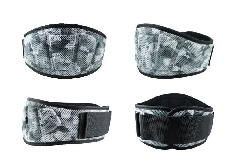 Size M Grey Camouflage Camo Weightlifting Belt - EVA Nylon Gym Belt for Squats, Deadlifts & Lumbar Support 10 Size M Grey Camouflage Camo Weightlifting Belt - EVA Nylon Gym Belt for Squats, Deadlifts & Lumbar Support - Image 10