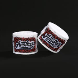White Spider Pro Grade 5m Boxing Hand Wraps - Printed Elastic Bandages for Training & Combat Sports (1 Pair)