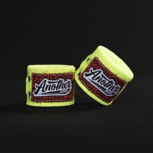 Light Green Spider Pro Grade 5m Boxing Hand Wraps - Printed Elastic Bandages for Training & Combat Sports (1 Pair)