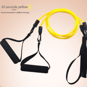 Yellow Handle Model [Training Strength] [20lbs] Swim Resistance Band Trainer - Dry-Land Arm Strength & Stroke Exercise Cords