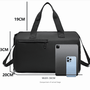 Green Men's Large Capacity Sports Duffel Bag with Wet/Dry Separation Pocket - Travel & Gym Tote | Fitness Equipment Store