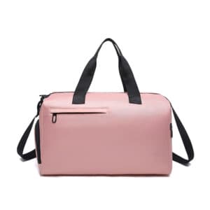 Pink Men's Large Capacity Sports Duffel Bag with Wet/Dry Separation Pocket - Travel & Gym Tote