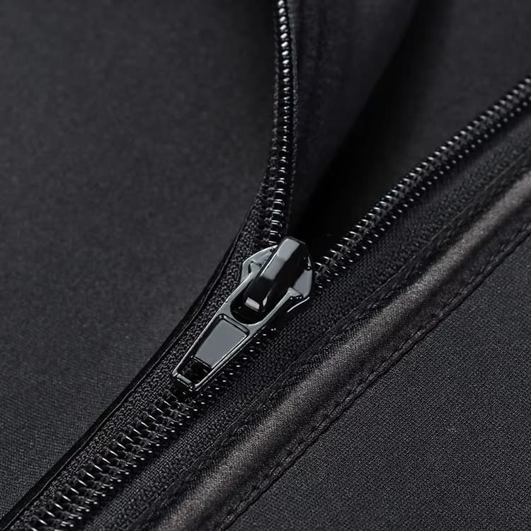 Size M Black Womens Sweat-Enhancing Waist Trainer Belt - Dual Strap Zipper Tummy Control Cincher for Workout & Postpartum Shaping 9 Size M Black Womens Sweat-Enhancing Waist Trainer Belt - Dual Strap Zipper Tummy Control Cincher for Workout & Postpartum Shaping - Image 9