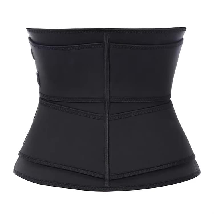 Size 4XL Black Womens Sweat-Enhancing Waist Trainer Belt - Dual Strap Zipper Tummy Control Cincher for Workout & Postpartum Shaping 7 Size 4XL Black Womens Sweat-Enhancing Waist Trainer Belt - Dual Strap Zipper Tummy Control Cincher for Workout & Postpartum Shaping - Image 7
