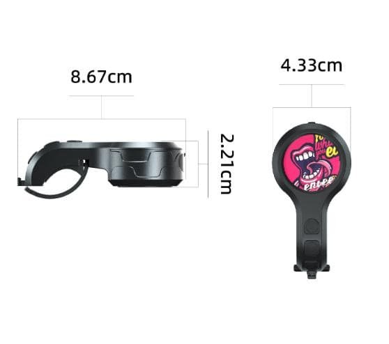Black Style D Ultra-Loud Electric Bike Horn - 130dB USB Rechargeable, IPX6 Waterproof, Easy Mount Bicycle Safety Bell 5 Black Style D Ultra-Loud Electric Bike Horn - 130dB USB Rechargeable, IPX6 Waterproof, Easy Mount Bicycle Safety Bell - Image 5
