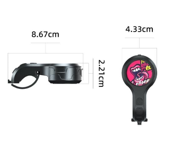 Black Style E Ultra-Loud Electric Bike Horn - 130dB USB Rechargeable, IPX6 Waterproof, Easy Mount Bicycle Safety Bell 5 Black Style E Ultra-Loud Electric Bike Horn - 130dB USB Rechargeable, IPX6 Waterproof, Easy Mount Bicycle Safety Bell - Image 5