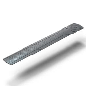 2 Pcs Grey Durable Bicycle Frame Down Tube Protector Sticker - Anti-Scratch Guard for MTB & Road Bikes