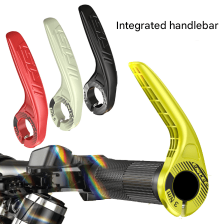 Black Ultralight Ergonomic Bike Bar Ends - High-Strength Composite Horn Grips (22.2mm) 2 Black Ultralight Ergonomic Bike Bar Ends - High-Strength Composite Horn Grips (22.2mm) - Image 2