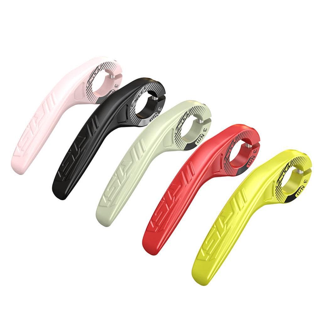 Black Ultralight Ergonomic Bike Bar Ends - High-Strength Composite Horn Grips (22.2mm) 3 Black Ultralight Ergonomic Bike Bar Ends - High-Strength Composite Horn Grips (22.2mm) - Image 3