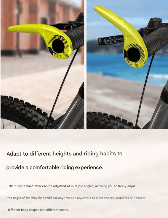 Black Ultralight Ergonomic Bike Bar Ends - High-Strength Composite Horn Grips (22.2mm) 5 Black Ultralight Ergonomic Bike Bar Ends - High-Strength Composite Horn Grips (22.2mm) - Image 5