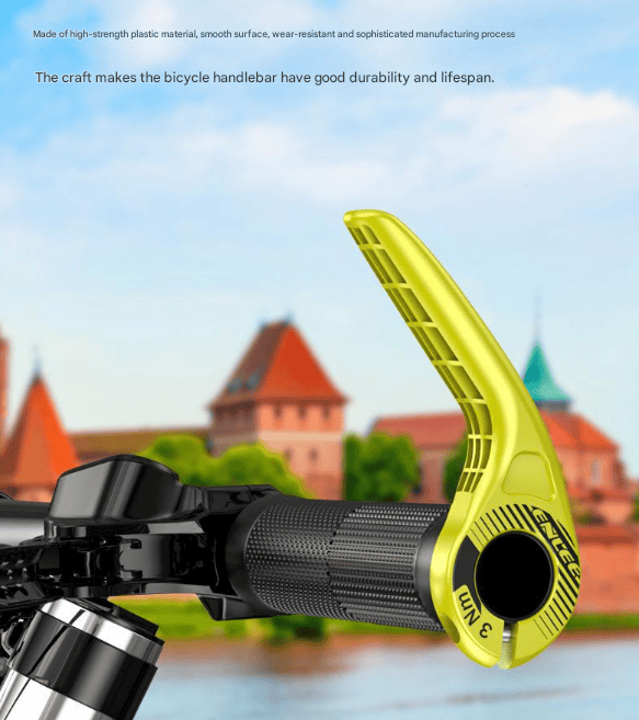Black Ultralight Ergonomic Bike Bar Ends - High-Strength Composite Horn Grips (22.2mm) 8 Black Ultralight Ergonomic Bike Bar Ends - High-Strength Composite Horn Grips (22.2mm) - Image 8