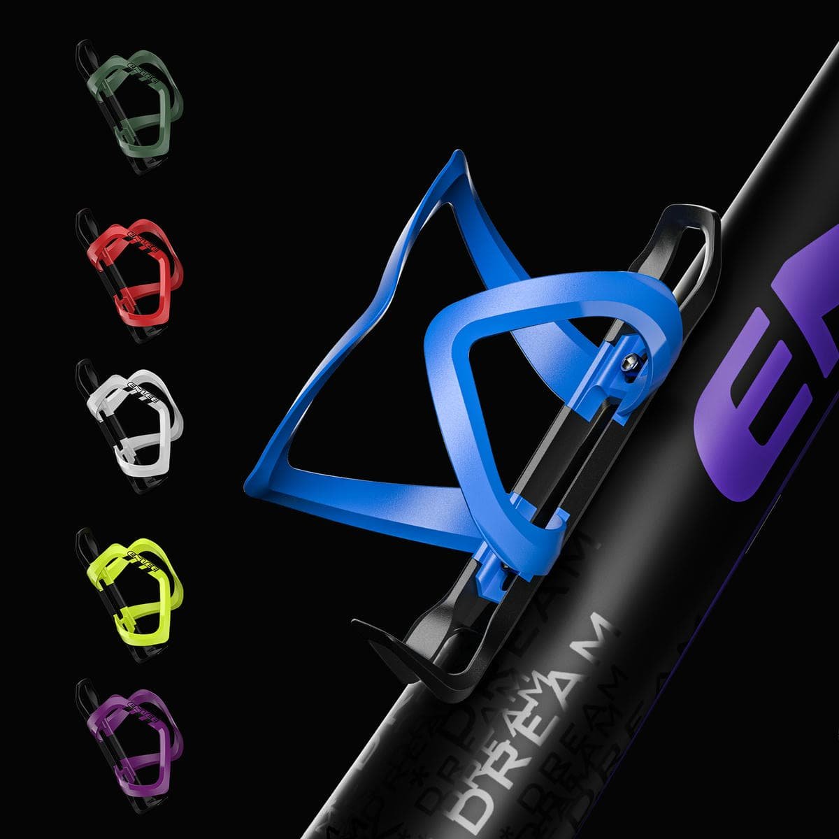 Pink Ultra Lightweight Road & Mountain Bike Water Bottle Cage - 39g Polycarbonate + Glass Fiber, Fits Most Bottles 2 Pink Ultra Lightweight Road & Mountain Bike Water Bottle Cage - 39g Polycarbonate + Glass Fiber, Fits Most Bottles - Image 2