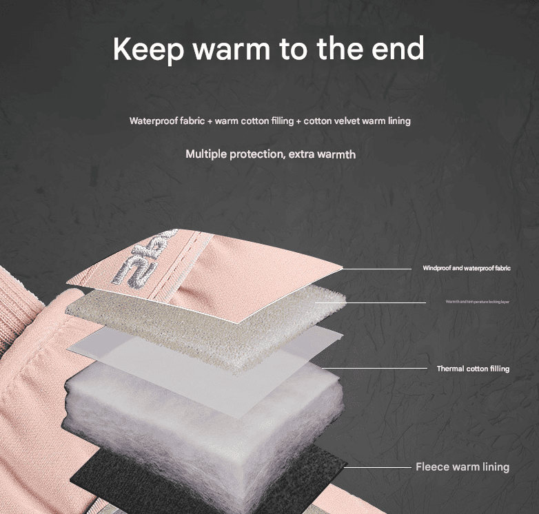 Men's Grey Top-Rated Waterproof Touchscreen Ski Gloves - Fleece-Lined for Men & Women 3 Men's Grey Top-Rated Waterproof Touchscreen Ski Gloves - Fleece-Lined for Men & Women - Image 3