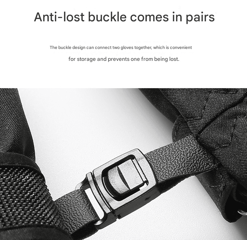 Men's Grey Top-Rated Waterproof Touchscreen Ski Gloves - Fleece-Lined for Men & Women 4 Men's Grey Top-Rated Waterproof Touchscreen Ski Gloves - Fleece-Lined for Men & Women - Image 4