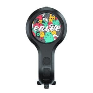 Cartoon Super Loud 2-Piece Bicycle Horn Set - Durable Alarm Bell for Mountain & Road Bikes