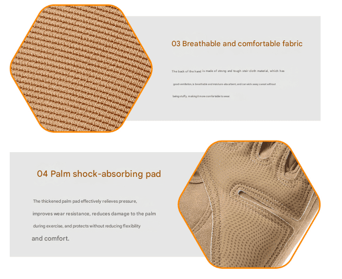 XL Khaki Hard Knuckle Tactical Gloves - Full-Finger Protective Gear for Motorcycle, Cycling & Outdoor Sports 5 XL Khaki Hard Knuckle Tactical Gloves - Full-Finger Protective Gear for Motorcycle, Cycling & Outdoor Sports - Image 5