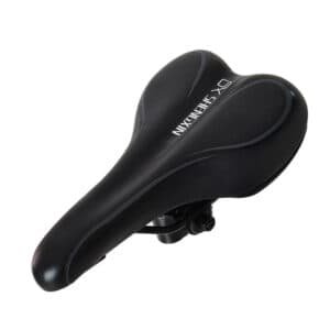 Black patterned style Mountain Bike Saddle - Comfortable and Durable Bicycle Seat for MTB and Road Bikes