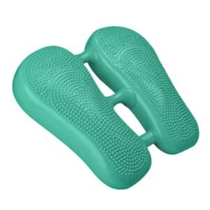Dual-Side Textured Fitness Balance Board - Core Strengthener with Anti-Slip Massage Surface(green)