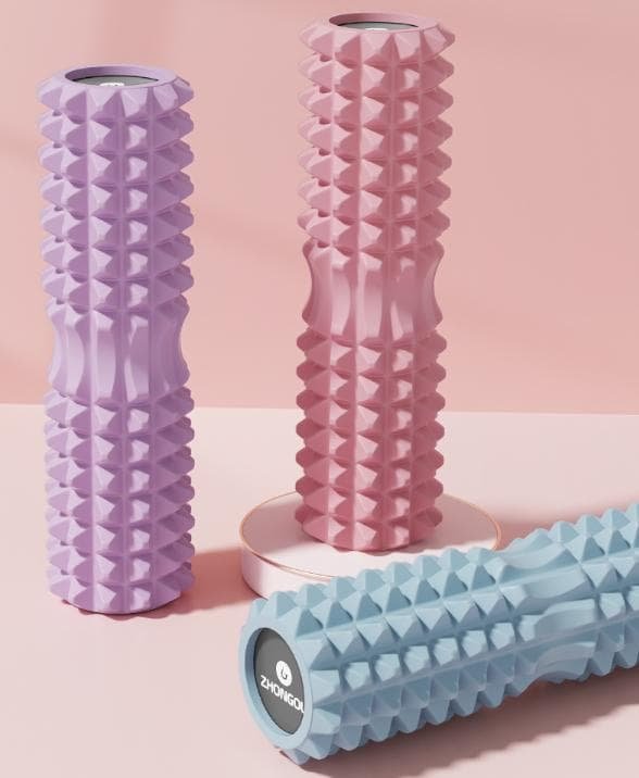 Pink High-Density 3D Trigger Point Foam Roller - Solid Core Massager for Deep Tissue Muscle Recovery & Yoga 2 Pink High-Density 3D Trigger Point Foam Roller - Solid Core Massager for Deep Tissue Muscle Recovery & Yoga - Image 2