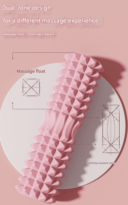 Pink High-Density 3D Trigger Point Foam Roller - Solid Core Massager for Deep Tissue Muscle Recovery & Yoga 3 Pink High-Density 3D Trigger Point Foam Roller - Solid Core Massager for Deep Tissue Muscle Recovery & Yoga - Image 3
