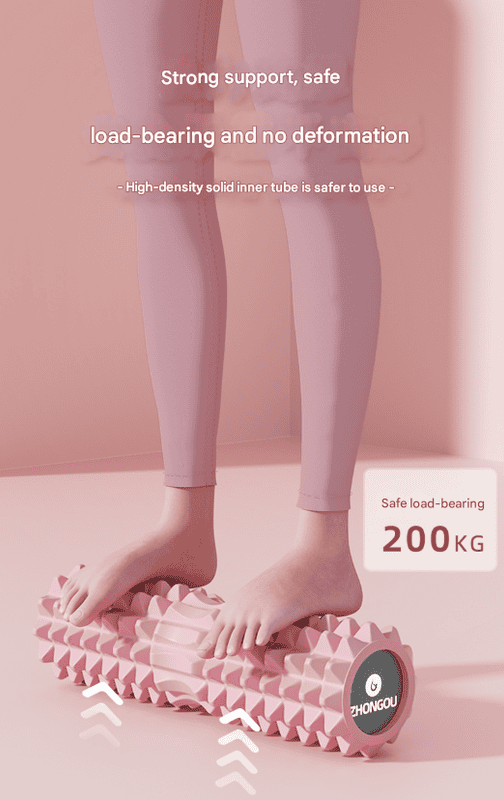 Pink High-Density 3D Trigger Point Foam Roller - Solid Core Massager for Deep Tissue Muscle Recovery & Yoga 6 Pink High-Density 3D Trigger Point Foam Roller - Solid Core Massager for Deep Tissue Muscle Recovery & Yoga - Image 6