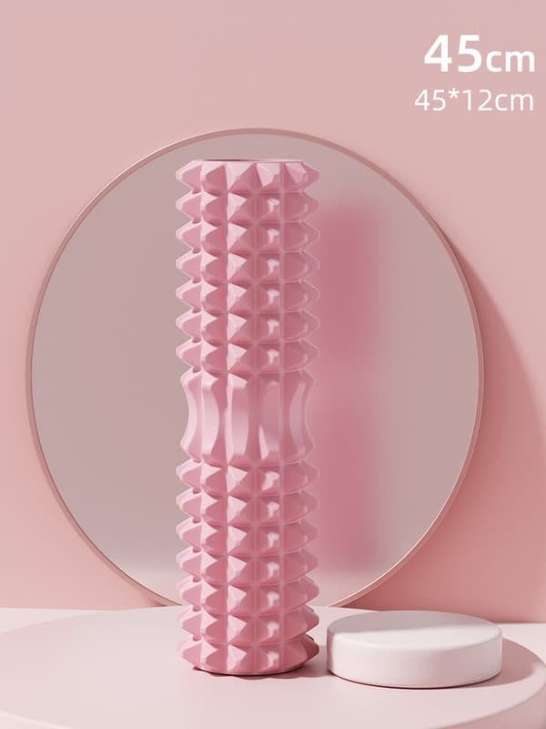 Pink High-Density 3D Trigger Point Foam Roller - Solid Core Massager for Deep Tissue Muscle Recovery & Yoga 1 Pink High-Density 3D Trigger Point Foam Roller - Solid Core Massager for Deep Tissue Muscle Recovery & Yoga