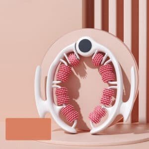 Pink U-Shape 360 Degree Massage Roller - Multi-Functional Leg, Arm & Neck Massager for Muscle Relief & Recovery