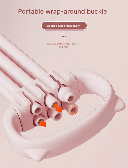 Green Adjustable Resistance Chest Expander with 6 Levels - Cute Cat Ear Puller for Full Body Workout 7 Green Adjustable Resistance Chest Expander with 6 Levels - Cute Cat Ear Puller for Full Body Workout - Image 7