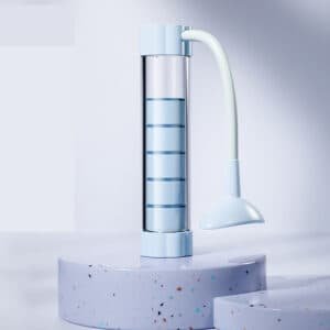 Blue Adjustable Breathing Exerciser & Respiratory Muscle Trainer - Lung Capacity, Core & Pelvic Floor Fitness Tool