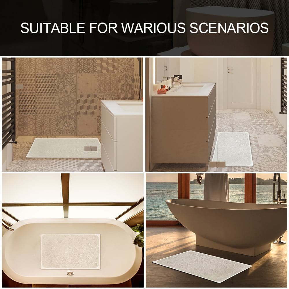 Non Slip Loofah Shower Bathtub Mat Bathroom Safe Mat Extra Large 75 x 44 CM 3 Non Slip Loofah Shower Bathtub Mat Bathroom Safe Mat Extra Large 75 x 44 CM - Image 3