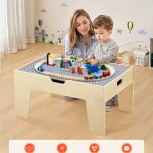 VEVOR Multi-Purpose Activity Play Table 290 Building Bricks & 30 PCS Accessories 6 VEVOR Multi-Purpose Activity Play Table 290 Building Bricks & 30 PCS Accessories | Fitness Equipment Store