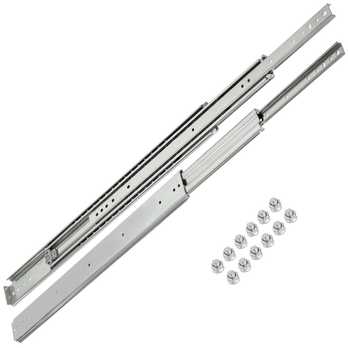 VEVOR Drawer Slide Soft Close Drawer 1Pair 40" Ball Bearing Full Extension 500lb 1 VEVOR Drawer Slide Soft Close Drawer 1Pair 40" Ball Bearing Full Extension 500lb