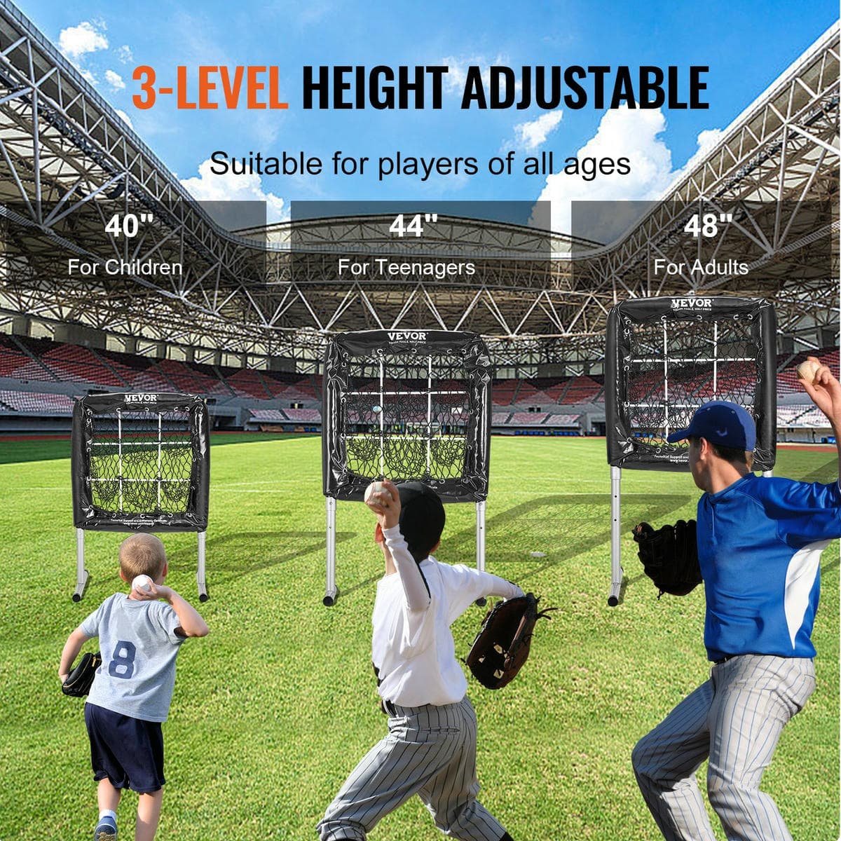 V952-DXGBQTQW2826IBCOYV0-202508011632-03.jpg VEVOR 9 Hole Baseball Softball Pitching Net 9 Pocket Hitting Practice 28"x27" | Fitness Equipment Store
