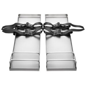 VEVOR Concrete Knee Boards 70cm x 20cm Slider Knee Boards, Kneeler Board Stainless Steel Kneeboards, Concrete Sliders Pair Moving Sliders, with Concrete Board Straps for Cement and Concrete Finishi | Fitness Equipment Store