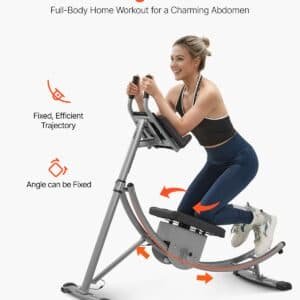 VEVOR AB Workout Machine Equipment Home Gym Core Abdominal Trainers Adjustable | Fitness Equipment Store