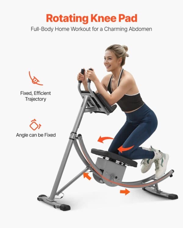 VEVOR AB Workout Machine Equipment Home Gym Core Abdominal Trainers Adjustable | Fitness Equipment Store