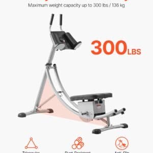 VEVOR AB Workout Machine Equipment Home Gym Core Abdominal Trainers Adjustable | Fitness Equipment Store
