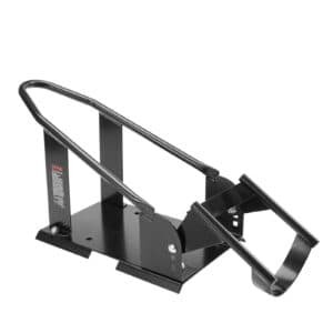 VEVOR Motorcycle Wheel Chock, 816.5 kg Capacity Wheel Cradle Holder, Heavy-duty Steel Motorcycle Front Wheel Stand with 3 Adjustable Holes, For 381-533.4 mm Off-Road Motorcycles, Standard Motorcycles