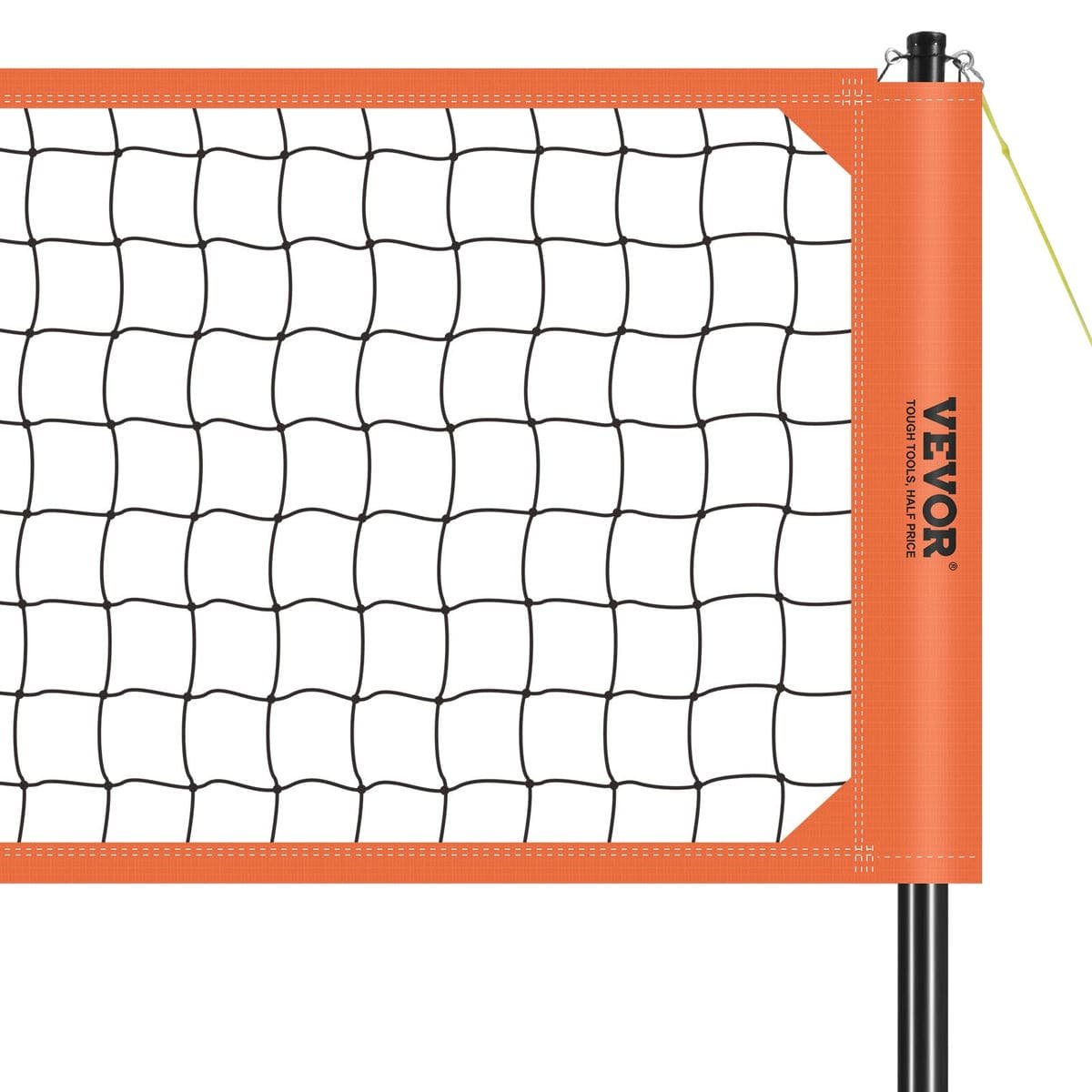 V952-PQWTZ323YCLGRY89QV0-202508011910-09.jpg VEVOR Outdoor Portable Volleyball Net System, Adjustable Height Aluminum Poles, Professional Volleyball Set with PVC Volleyball, Pump, Carrying Bag, Heavy Duty Volleyball Net for Backyard, Beach, Lawn | Fitness Equipment Store