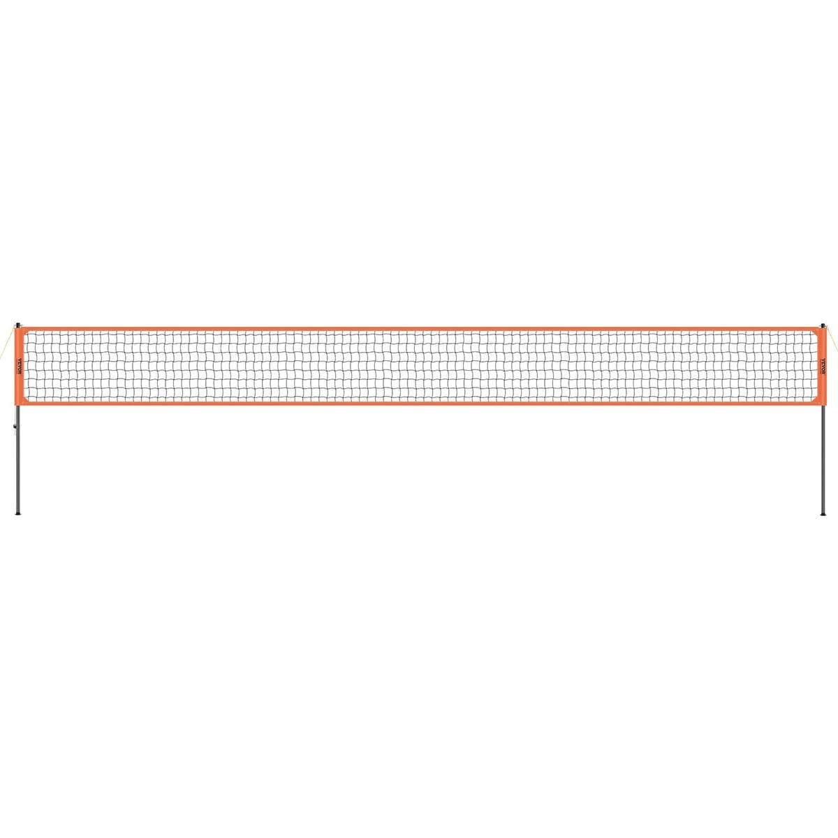 V952-PQWTZ323YCLGRY89QV0-202508011910-10.jpg VEVOR Outdoor Portable Volleyball Net System, Adjustable Height Aluminum Poles, Professional Volleyball Set with PVC Volleyball, Pump, Carrying Bag, Heavy Duty Volleyball Net for Backyard, Beach, Lawn | Fitness Equipment Store